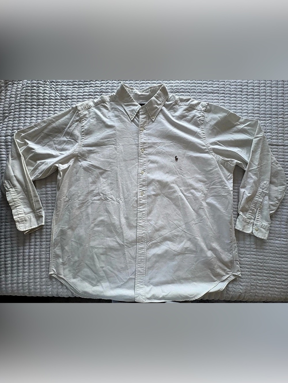 Ralph Lauren Men's Cotton Button Down White Size 2XL